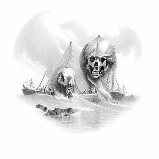 1800s Calvary  tattoo design idea