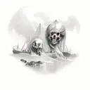 1800s Calvary  tattoo design idea