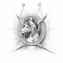 1800s Calvary  tattoo design idea