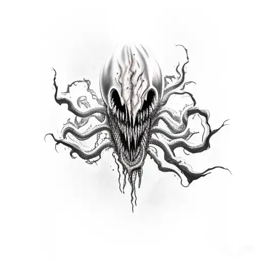 Carnage venom tattoo design idea