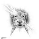 American football Kevin hegarty lightning  tattoo design idea