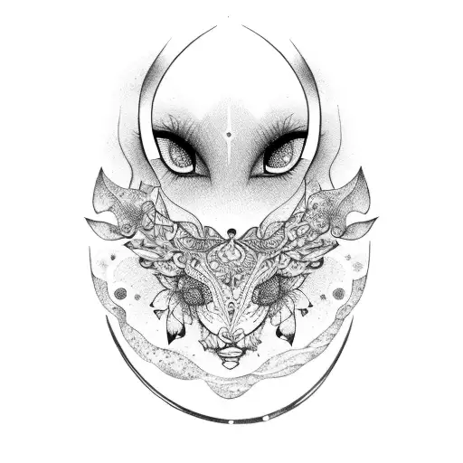 femme signe astro balance tattoo design idea