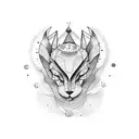 femme signe astro balance tattoo design idea