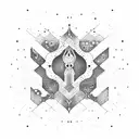 femme signe astro balance tattoo design idea