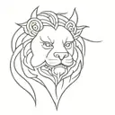 Chinese foo dog tattoo design idea