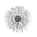 Dandelion tattoo design idea