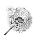 Dandelion tattoo design idea