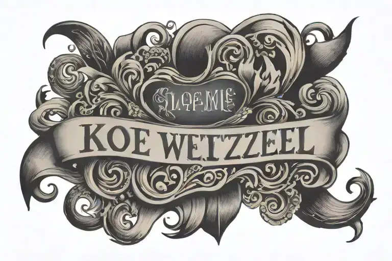 koe wetzel music lyric  tattoo design idea