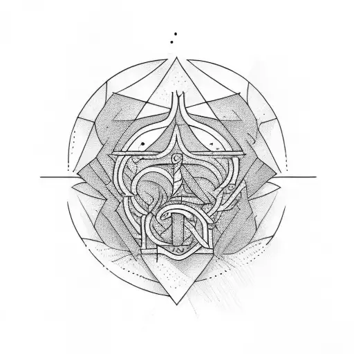 trap tattoo design idea