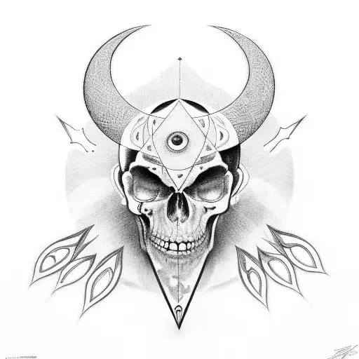 Third Eye tattoo design idea
