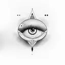 Third Eye tattoo design idea