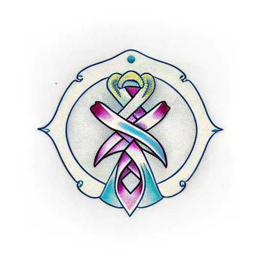 Negativity Ribbon 1,582+ Negative Space Tattoo Ideas in 2026 - BlackInk AI