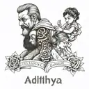 Adithya convert daddy daughter tattoos tattoo design idea