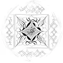 sabr shukr sukoon tattoo design idea