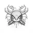 hollow knight tattoo design idea