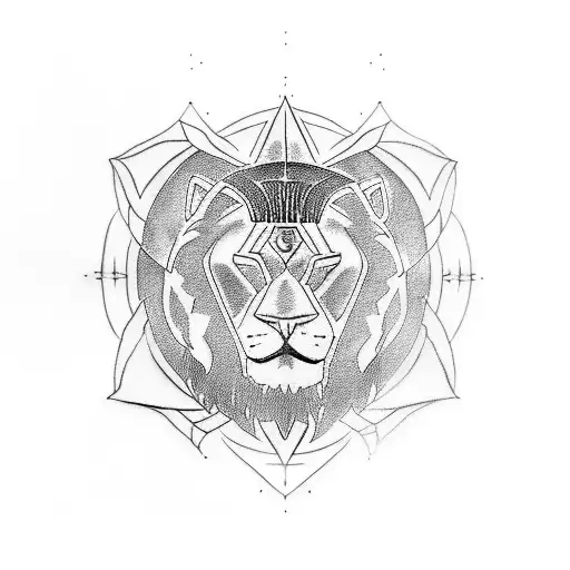 Déesse sekhmet gale gadot lionne œil horus  tattoo design idea