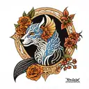 demaon targeryan & caraxes tatoo tattoo design idea