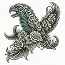 demaon targeryan & caraxes tattoos that represent tattoo design idea
