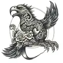 demaon targeryan & caraxes tattoos that represent tattoo design idea