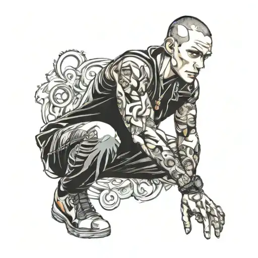 eminem tattoo design idea
