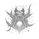 whalien marihuana  tattoo design idea