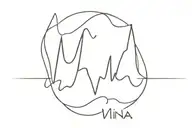 electrocardiogram writing the name Nina name tattoo tattoo design idea