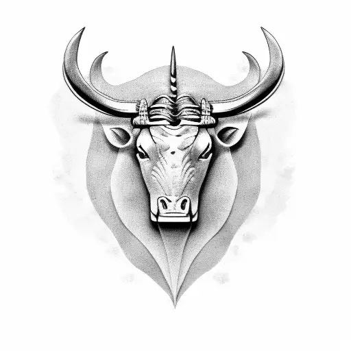 Taurus tattoo design idea