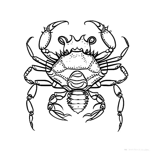 crab 2001 tattoo design idea