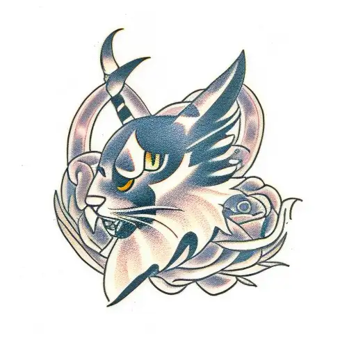 courage tattoo design idea