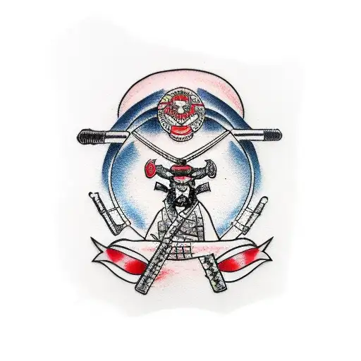 Bushido Samurai tattoo design idea