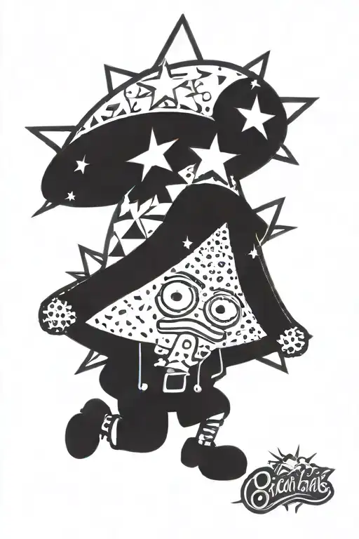 Patrick star tattoo design idea