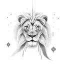 The words "do not be afraid" could be inscribed in elegant script below the wings or dove. with a lion tattoo design idea