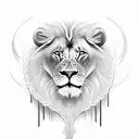 The words "do not be afraid" could be inscribed in elegant script below the wings or dove. with a lion tattoo design idea