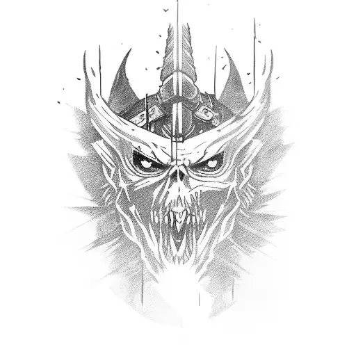 the witcher, walking dead, signs, art tattoo design idea