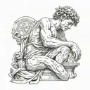 david michelangelo tattoo design idea