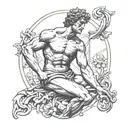 david michelangelo tattoo design idea