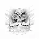 even though i walk through the valley of the shadow of death i will fear no evil tattoo design idea