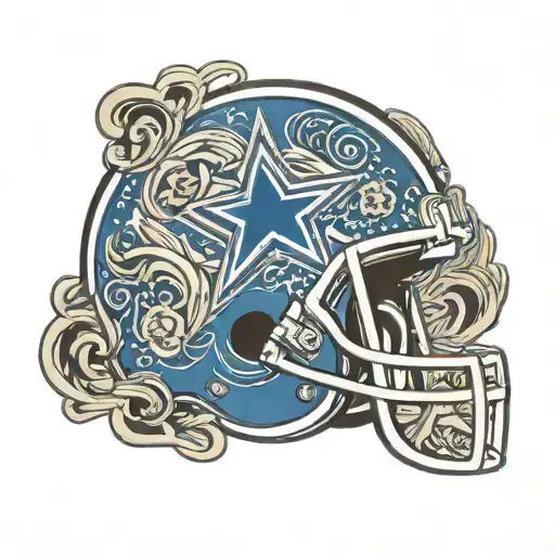 dallas cowboys 1960 logo tattoo design idea