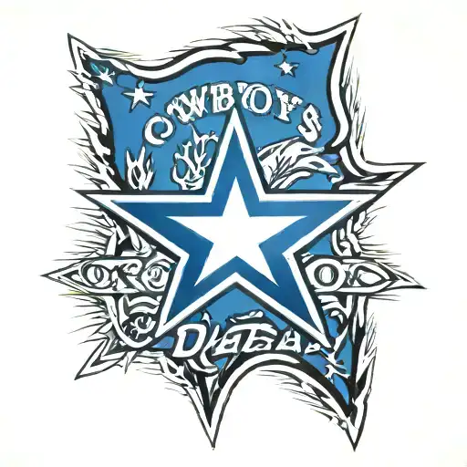 dallas cowboys 1960 logo tattoo design idea