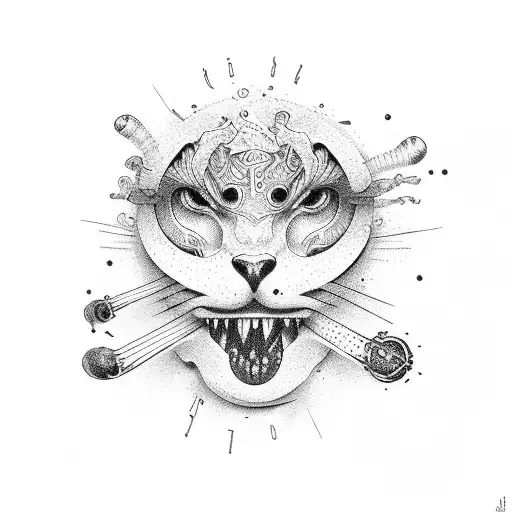 mental illness and potency tattoo design idea