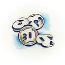 2 dices with faces on number 5 and 3 tattoo design idea