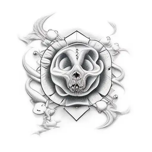 Stich con la palabra Idolillo tattoo design idea