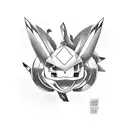 pokemon and airplanes sleeve  tattoo design idea