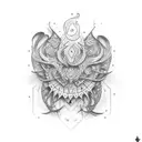 flail  tattoo design idea