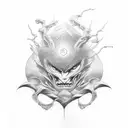 el dedo de sukuna de jujutsu kaisen  tattoo design idea