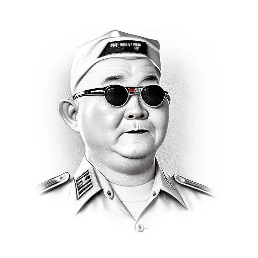 pork daddy military tattoo design idea