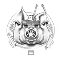 pork daddy military tattoo design idea