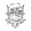 good omens tattoo design idea