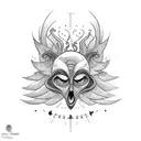 good omens tattoo design idea