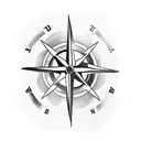 full arm tattoo airplane compass sea mountains globe tattoo design idea